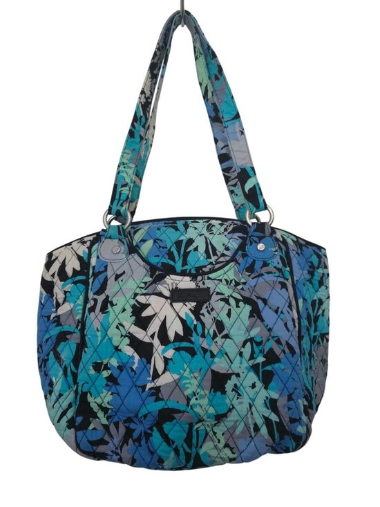 Vera Bradley Handbags - Vera Bradley GLENNA Quilted Camofloral Cotton Shoulder Tote Bag